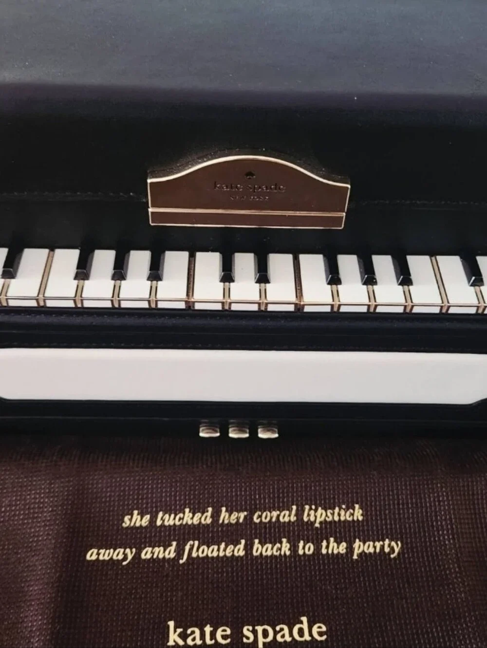 New Kate Spade Piano Crossbody